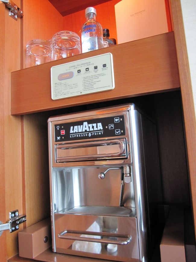 エスプレッソマシーン！<br />使い方がわからず、悪戦苦闘。<br />美味しく頂きました。