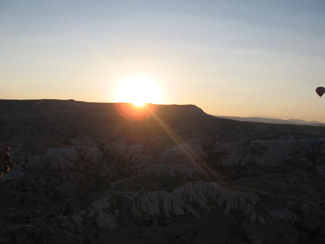 サンライズ。<br />朝陽に染まる。