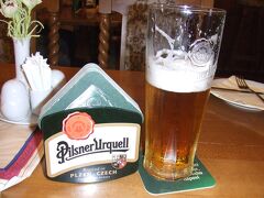 チェコのビール　PILSNER URQUELL