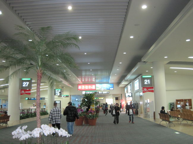１７：３０　那覇国際空港に到着<br />飛行機を降りたら南国の香りが漂いました<br /><br />めんそ〜れ　沖縄 <br />めんそ〜れ　うちなぁー