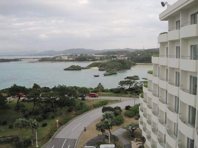 客室からの眺めです<br />ずっと向こうが名護市です。