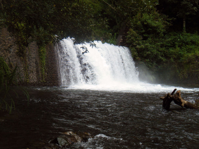 この滝のあるところはボートを下りてパスします。<br />ここまでは、岩場の急流？を下るかなりスリリングな川下りでしたが、ボートで写真を撮るのは危ないということだったので、残念ながら写真なし・・・