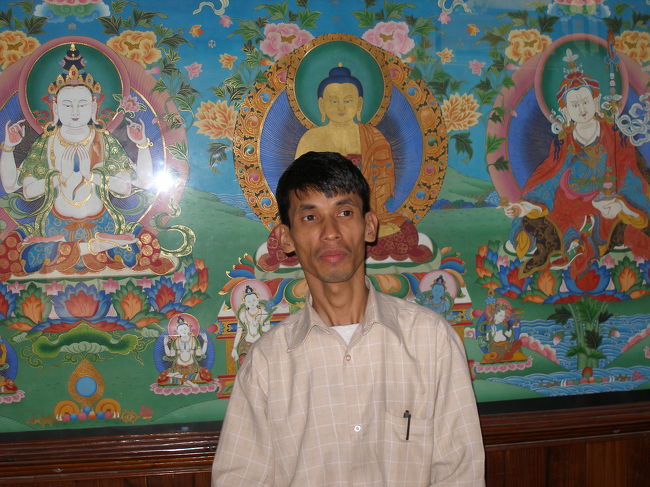 Fuji guest houseの人。とても日本語上手です。いろいろ手配もしてくれます。