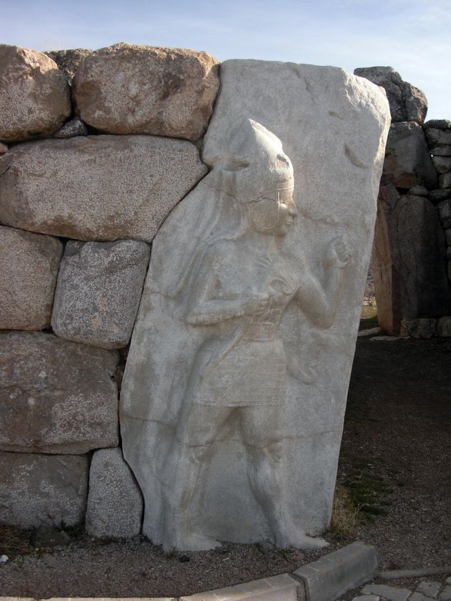 王の門<br /><br />これはレプリカ。<br />本物はアンカラの博物館にあるとの事。