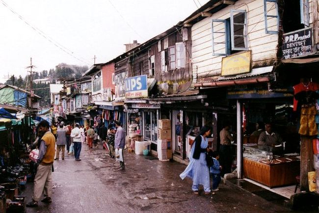 お目当ての宿「Long Island」はなかなか見つからなかった。<br />2134ｍのダージリンで歩き回るのは疲れる。<br /><br />3時頃、ようやく見つけ、荷物を置いた。<br />部屋は綺麗だがシャワーはない。宿の主人にバケツ一杯のお湯をもらい、体を洗う。<br />夕飯は街の食堂でトゥクパとモモを食べた（126Rs）。<br /><br />夜、宿は停電した。<br />静まり返った部屋。小さな灯りの見える向こうの山。<br />犬の声が遠くから聴こえてくる。