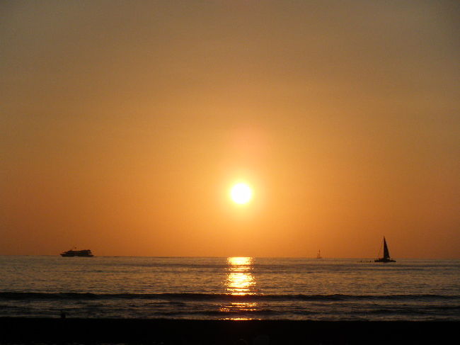 だんだん沈んできました。