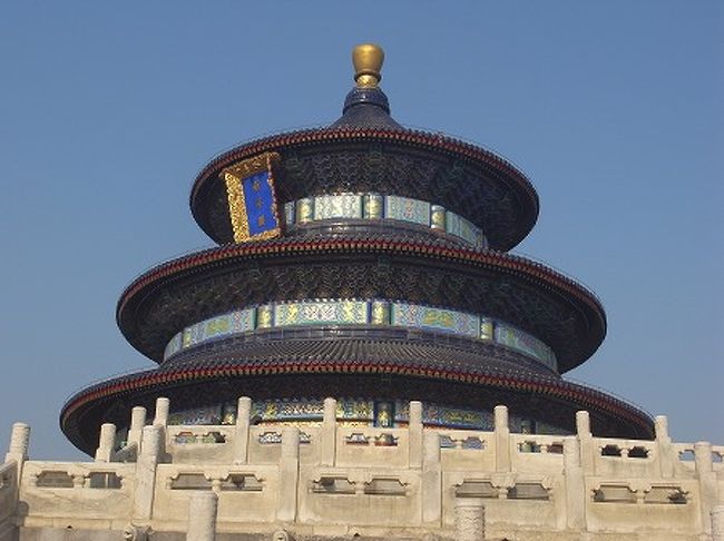 世界遺産、天壇の祈念殿！<br />円形3段の屋根が素晴らしい！