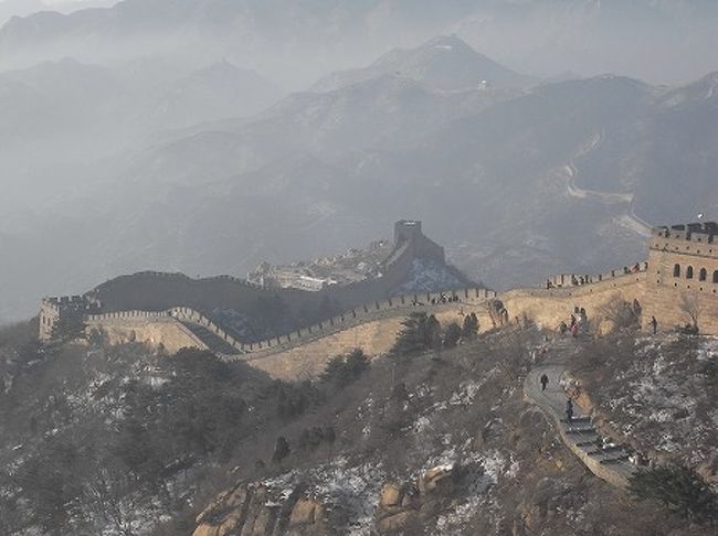 万里の長城は絶景です。