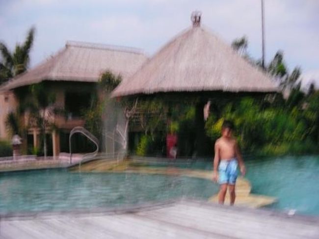 宿泊者専用プール。<br /><br />サファリを見ながら気持ちいい！<br /><br />水も綺麗なんだけど・・・人気薄？<br /><br />部屋からすぐ行けて楽ちん楽ちん。<br /><br />時々サファリバスの観光客が手を振ってました。