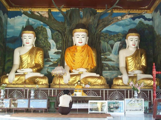 シュエモード・パヤー<br /><br />賽銭をあげて、お祈りして・・・。<br /><br /><br />もうミャンマーでは、無数の仏さんにお祈りしたなぁ〜〜<br />賽銭も沢山あげたし、<br />お布施もしたし、<br /><br />旅が安全に進んだご利益を頂いたような気がします。。。