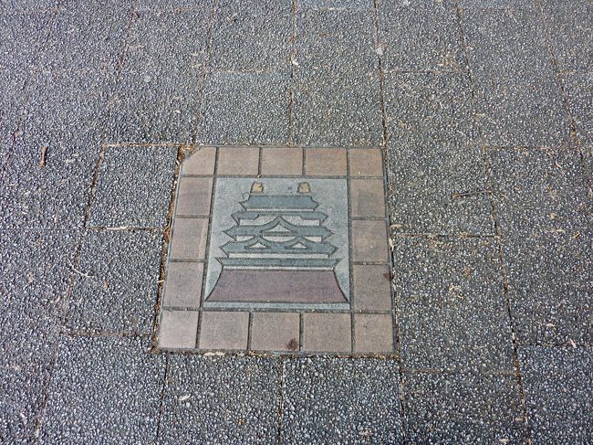 名古屋城周辺の路面