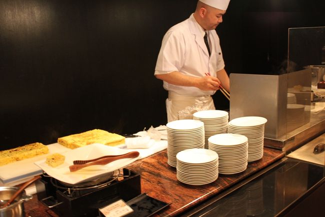 作りたてのだし巻き卵が食べれます。