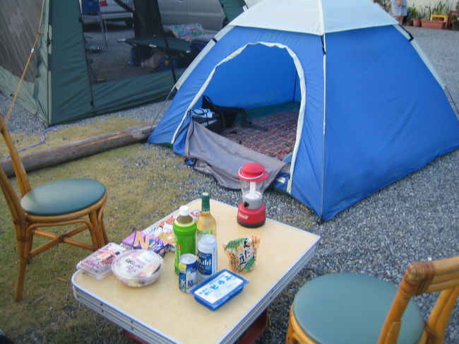 この日はキャンプ。