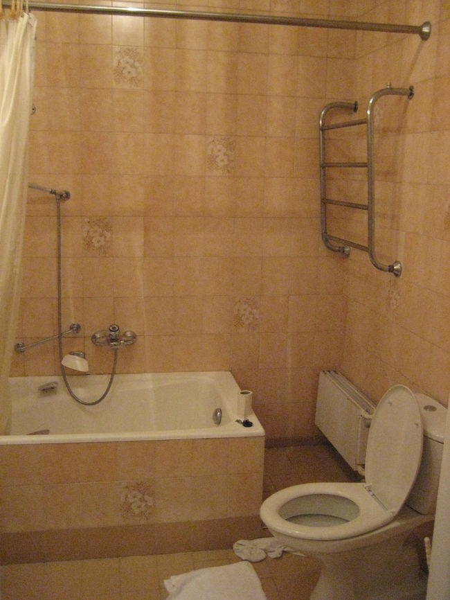 ホテルのお風呂とトイレ<br /><br />お風呂の排水に問題あり。