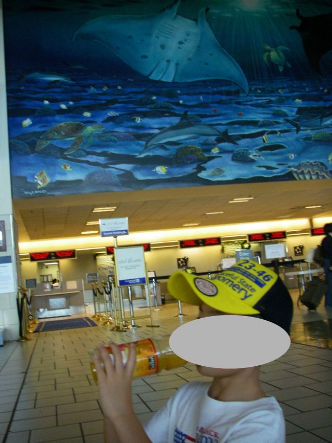 フライト時間の２時間半前に空港到着<br /><br />ちょっと早いんですが<br />実はこれ個人旅行のメリットです<br />ツアー客は２時間前に一気にバスで押し寄せるので<br />その時間を避けて早めに手続きしちゃえば<br />搭乗手続きの行列には並ばなくて済むんですヾ(￣ｰ￣)ゞ<br /><br /><br /><br /><br /><br /><br /><br />