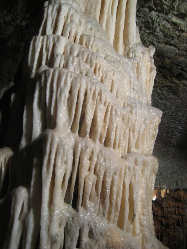 週末、バスに乗って友達と鍾乳洞見に行きました！<br />エントランスくぐると、ほんと、ひとつのアトラクションって感じ。<br /><br />でも鍾乳洞の迫力さがすごすぎて、残念ながらデジカメにはおさめきれませんでした＞＜