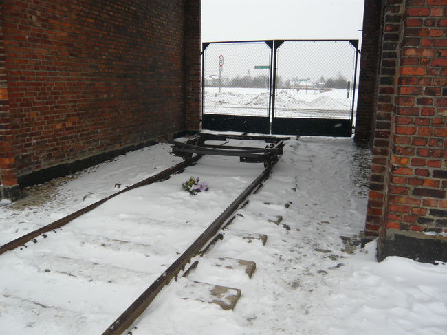 「死の門」<br /><br />ここで「選別」がなされていました。生かされるのか・殺されるのかの。<br /><br />今回は、前もって予約をして、日本語ガイドの中谷剛さんにガイドをお願いしました。<br /><br />この負の世界遺産に訪問する１番のアジア人は、韓国人で、その次は、中国人だそうです。この訪問時に、多くのフランス人の高校生がいたのですが、彼らは飛行機をチャーターして来たそうです。<br /><br />日本は、平和ボケしてるくらい平和で豊か過ぎると感じました。その代償として、雇用の問題や若者のうつ病患者の増加があります。<br />やはり、何かが足りないと感じるくらいが適当なのではないと。<br /><br />