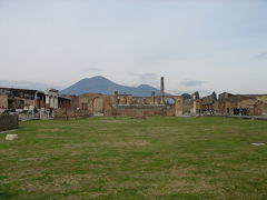 早速訪れたのがヴェスヴィオ火山の噴火で滅んだ古代ローマ時代の都市ポンペイ。