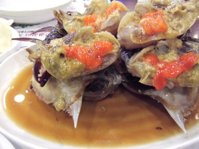 最後の夕食はカンジャンケジャン。<br />期待が大きすぎたのか、???。