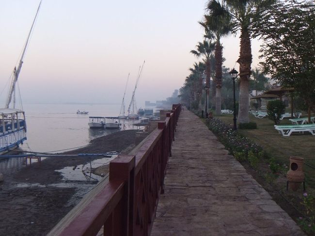 なるほどナイル川に出ました。