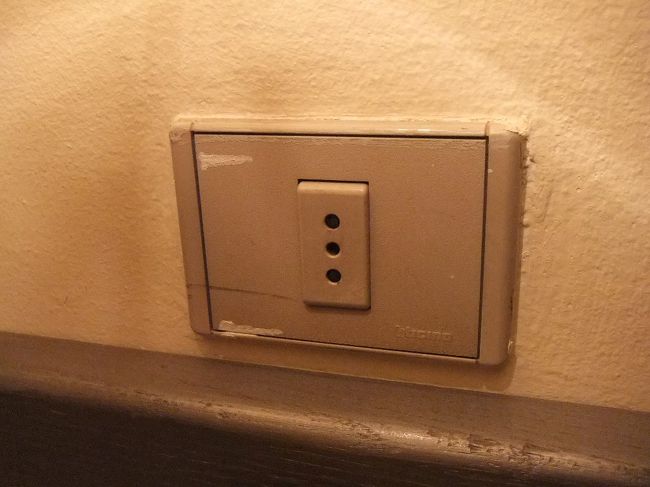 Ｃタイプのコンセントもちゃんとあります。