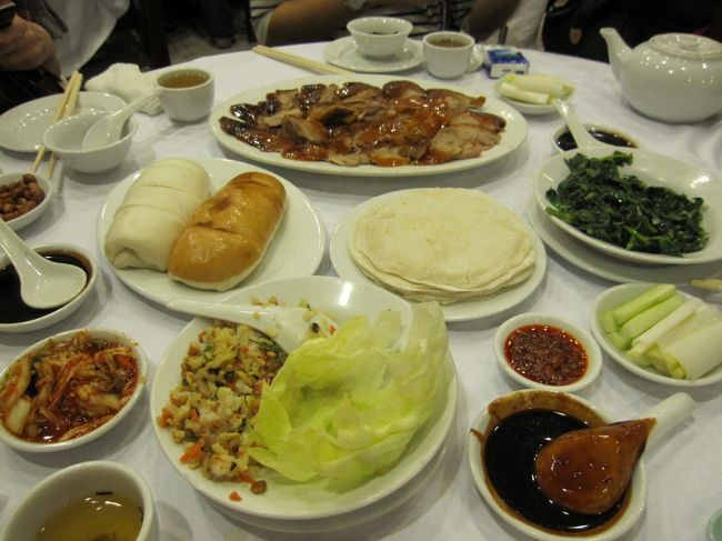 香港　最後の晩餐は北京ダック食べたいとリクエスト！<br />連れて行ってくれました。