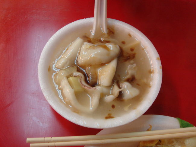 イカのとろみスープや・・・