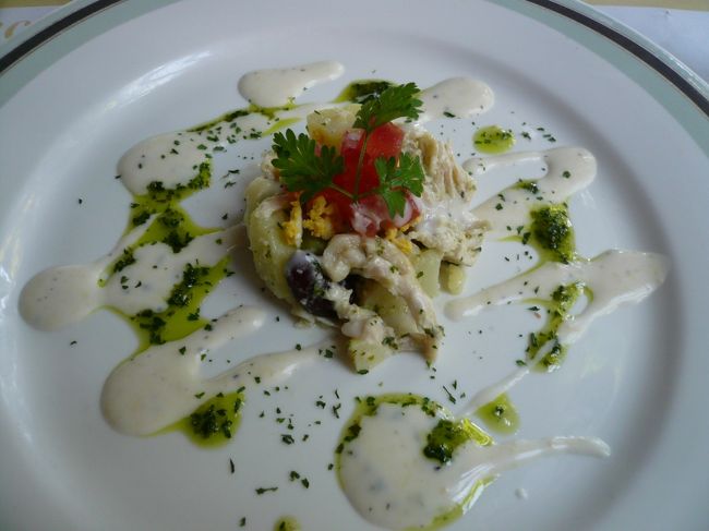 ここからは、３０９＠郡山。<br /><br /><br />（３０９とは、ベーカリーレストランで有名なサンマルクのことです。。。）<br /><br /><br /><br />こちらは前菜「チキンとポテト　いろいろ豆のバジル風味」