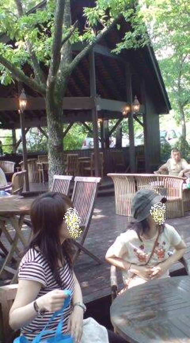 ティータイムを満喫。