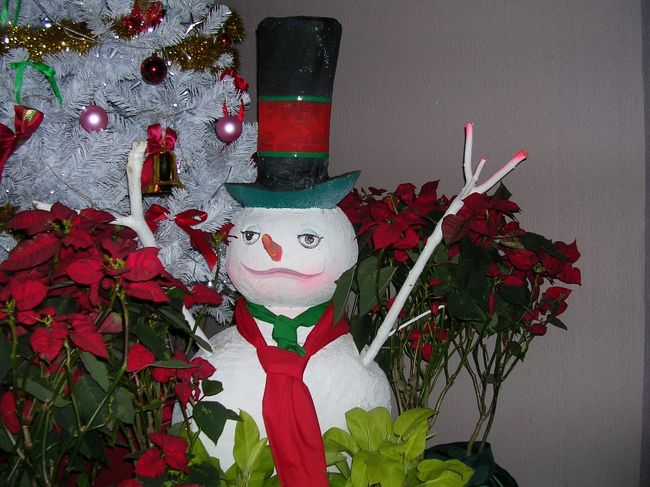 チャウエンビーチロードは、「クリスマス＆ハッピーニューイャー」の飾り付けがチラホラと・・