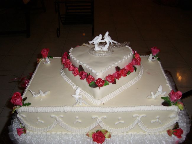 ホームカミング用に用意されたケーキ。