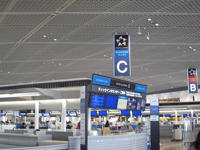 1時間チョイで成田空港に到着。<br />第2ターミナルから第1ターミナル南ウィングに移動して<br />ルフトハンザのカウンターでチェックイン。。<br />そそくさと出国して、ANAラウンジへ。