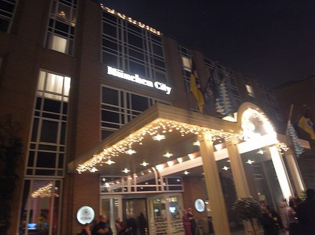 ヒルトン・ミュンヘンシティーに到着です。