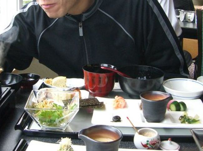 二日目の朝食は和定食<br /><br />