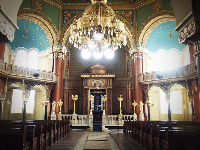 シナゴーグの教会内部。地下にもまだいろいろありました。