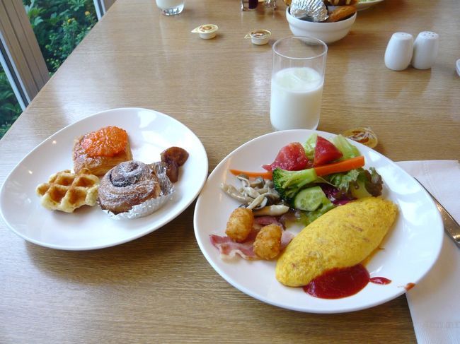 【3日目】<br />3日目の朝食は、洋食レストランへ。<br /><br />こちらにはエッグステーションがありました。<br />でも作ってくれるのは、何故かオムレツだけ。