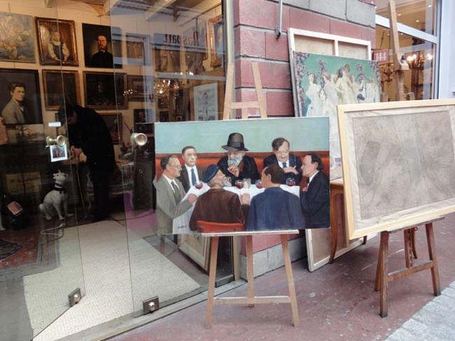 絵画を売る店（その１）。