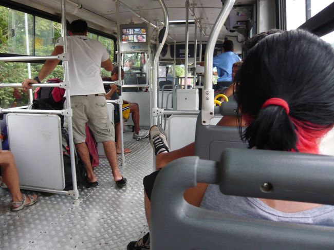 バス車内（イグアス国立公園→フォス・ド・イグアス）