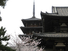 ＜法隆寺４＞

日本最古の五重塔。
