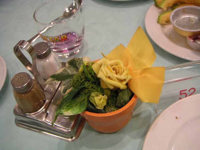 旅のしおり通りだとすると<br />ホテルはＫＵＲＩＭ<br /><br />写真は夕食です。<br />何故ならその後にホテルの写真があるから。<br />ホテル内のレストランだったと思います。