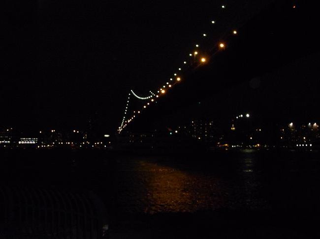 とにかく寒いの〜（；；<br />おまけに土曜なので街の灯が少ないそうです。<br />先に分かっていたら平日にしたのにね。<br />前日にエンパイアから夜景を見た人が言うには<br />全く違うと言っていました。<br />彼らも平日にすれば良かった、と残念がっていた。<br />考えたらそうですよね。<br />夜景は土日を避けましょう！！！<br /><br />ちなみに、この日の私はタイツの上にやや短いレギンス、更に長いレギンス、おまけにソックス！で<br />完全防寒。もちろん腰にはホカロン。<br />コートはキルティングのロング。<br />手には手袋とアームカバーも。<br />外は完全に零下４？７度？とにかく風もあって<br />さぶかった！！！！！