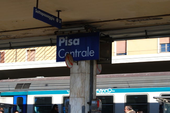 無事にピサ中央駅に到着