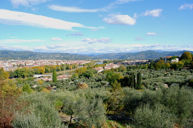 およそ15分ほどでフィレンツェの街が一望できる高台ミケランジェロ広場に到着。