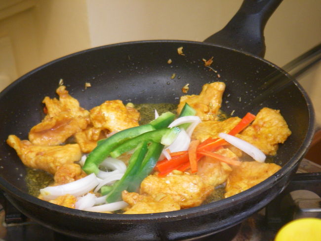 カレー炒め<br /><br />日本人好みの味!ランチでやろうかな。