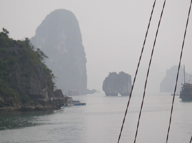 奥に見える双子の岩がかわいい