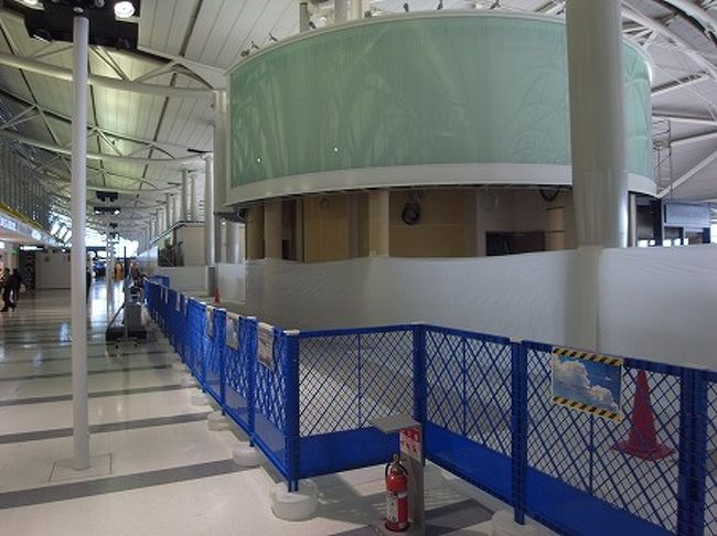 出国エリアにある、KIXエアサイドアベニューがだいぶできてました。3月15日オープンです。