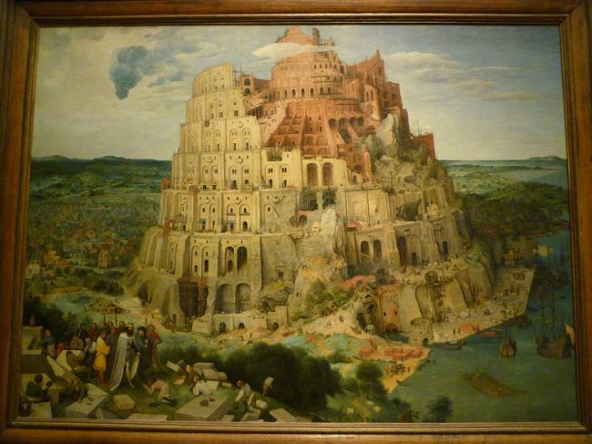 ブリューゲルの「バベルの塔」です。