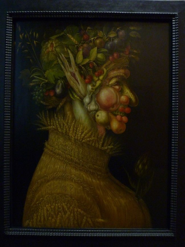 アンチボルトの「夏」。<br />面白い騙し絵です。