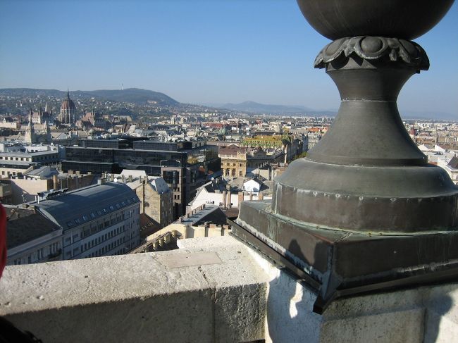 展望台からはブダペストの町を一望できました。<br />