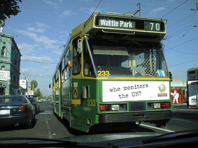 このトラムに乗ってぶらりと街の中を<br />回ったっけ・・・。